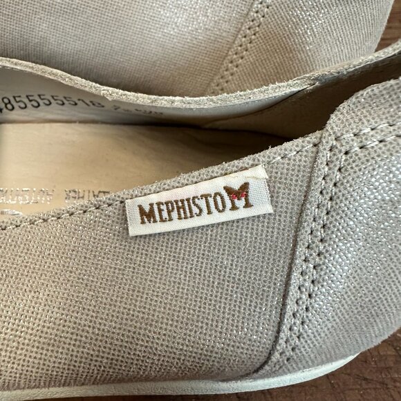 Mephisto Korie Light Taupe Leather Slip-On Shoe 7.5 - Picture 11 of 14